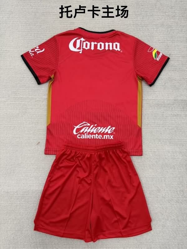 25/26 Deportivo Toluca Home Soccer Jersey