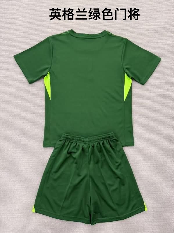 2025 England Goalkeeper Green Soccer Jersey