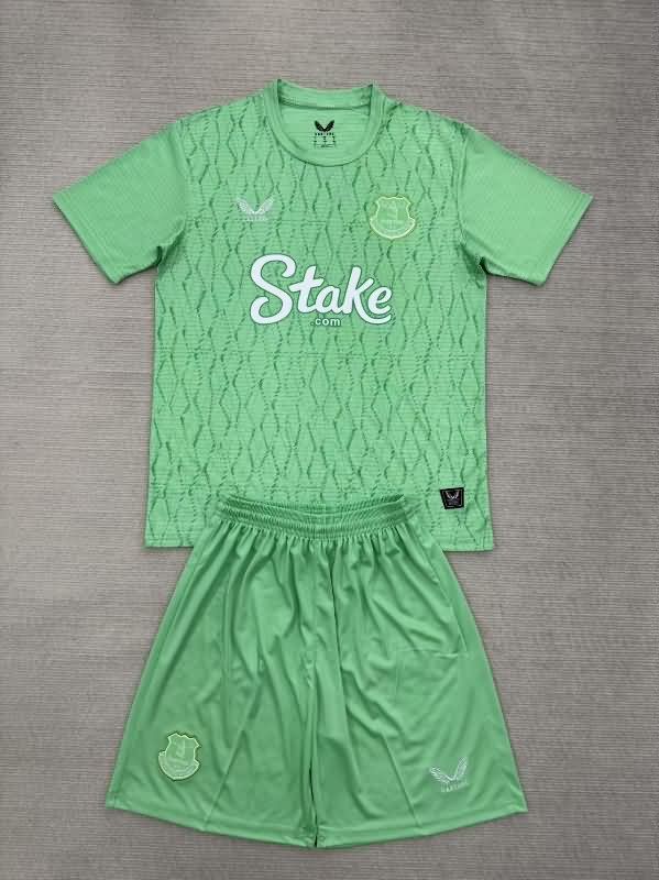 25/26 Everton Goalkeeper Green Soccer Jersey