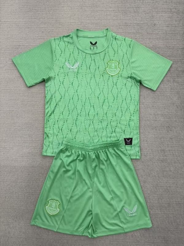 25/26 Everton Goalkeeper Green Soccer Jersey