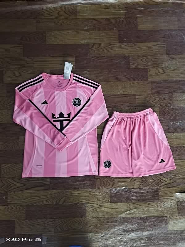 2025 Inter Miami Home Long Sleeve Soccer Jersey