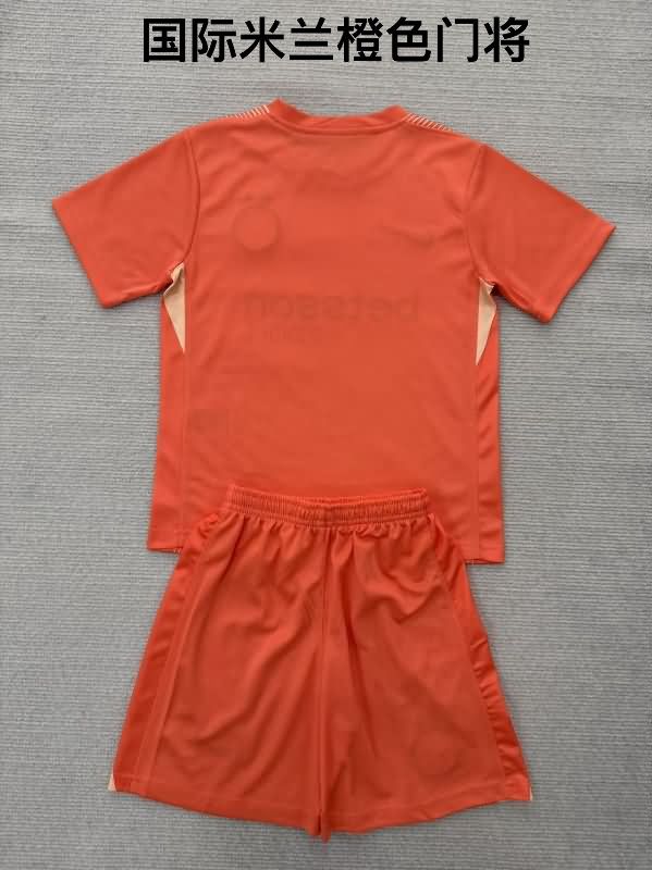 25/26 Inter Milan Goalkeeper Orange Soccer Jersey