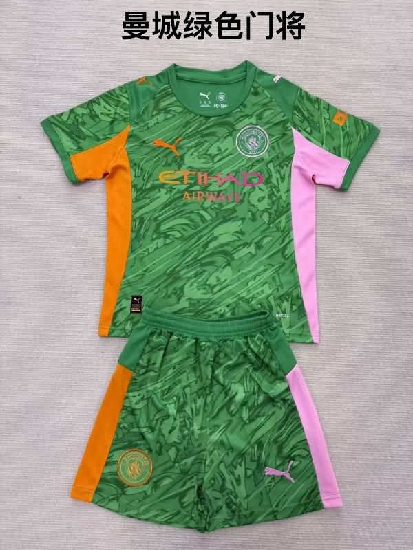 25/26 Manchester City Goalkeeper Green Soccer Jersey
