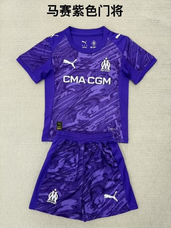25/26 Marseilles Goalkeeper Purple Soccer Jersey