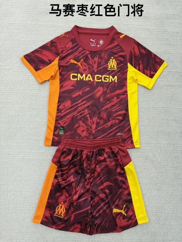 25/26 Marseilles Goalkeeper Red Soccer Jersey