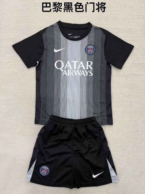 25/26 Paris St Germain Goalkeeper Black Soccer Jersey
