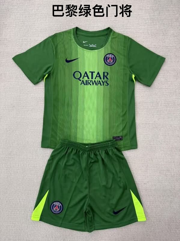 25/26 Paris St Germain Goalkeeper Green Soccer Jersey