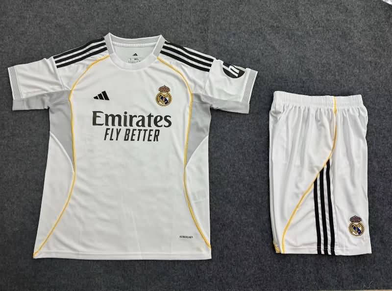 25/26 Real Madrid Home Soccer Jersey
