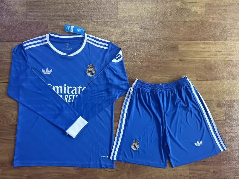 25/26 Real Madrid Third Long Sleeve Soccer Jersey