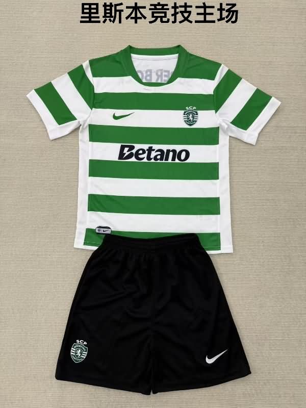 25/26 Sporting Lisbon Home Soccer Jersey