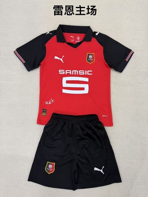 25/26 Stade Rennais Home Soccer Jersey