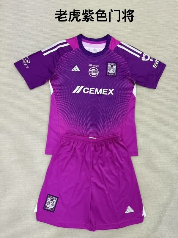 25/26 Tigres UANL Goalkeeper Purple Soccer Jersey