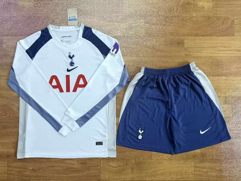 25/26 Tottenham Hotspur Home Long Sleeve Soccer Jersey