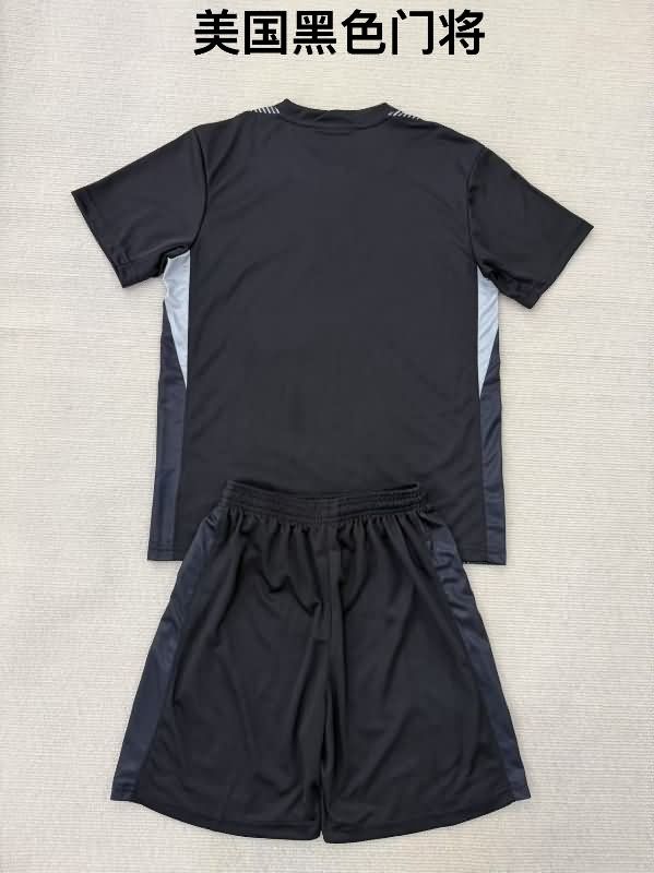 2025 USA Goalkeeper Black Soccer Jersey