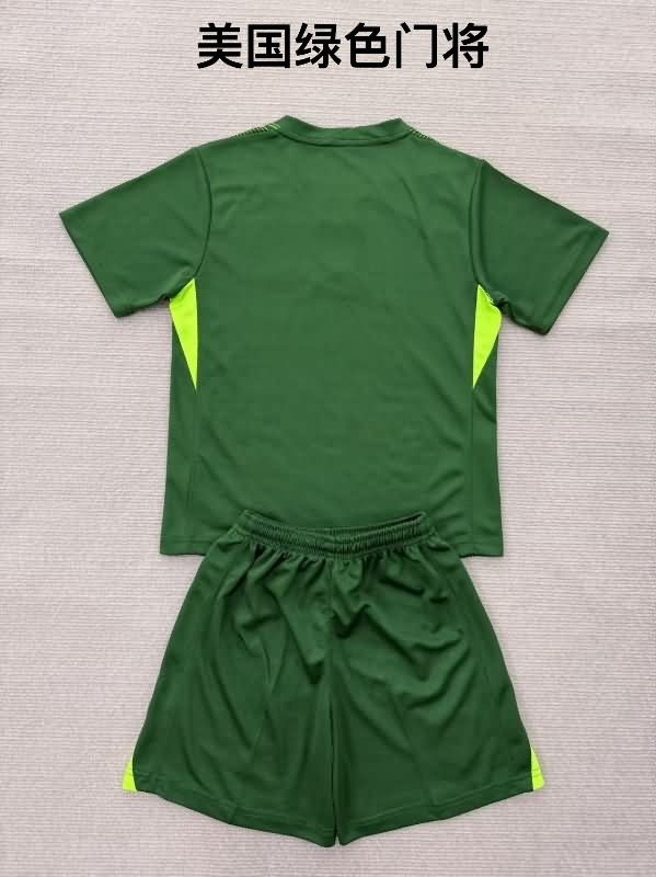 2025 USA Goalkeeper Green Soccer Jersey