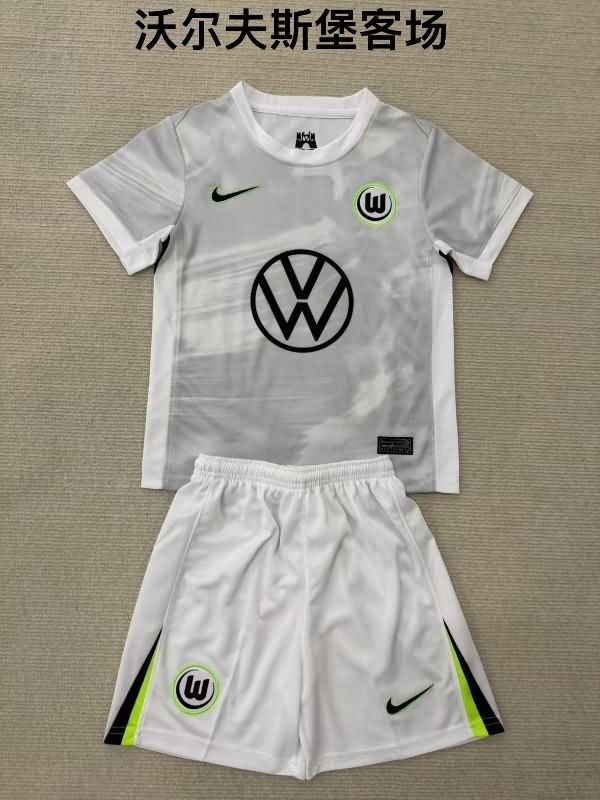 25/26 Wolfsburg Away Soccer Jersey