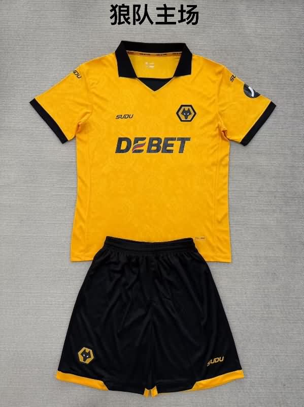25/26 Wolves Home Soccer Jersey