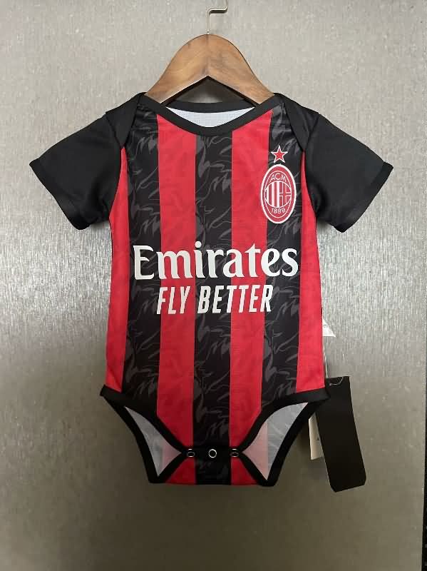 25/26 AC Milan Home Baby Soccer Jerseys