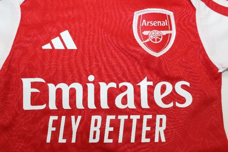 25/26 Arsenal Home Baby Soccer Jerseys