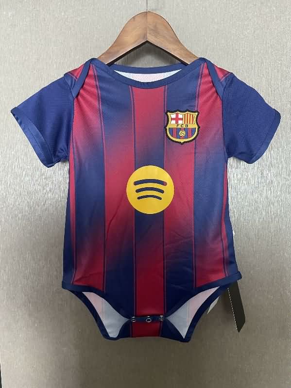 25/26 Barcelona Home Baby Soccer Jerseys
