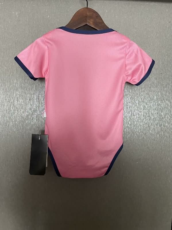 25/26 Barcelona Pink Baby Soccer Jerseys