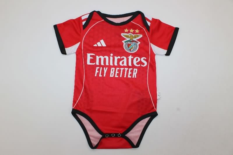 25/26 Benfica Home Baby Soccer Jerseys