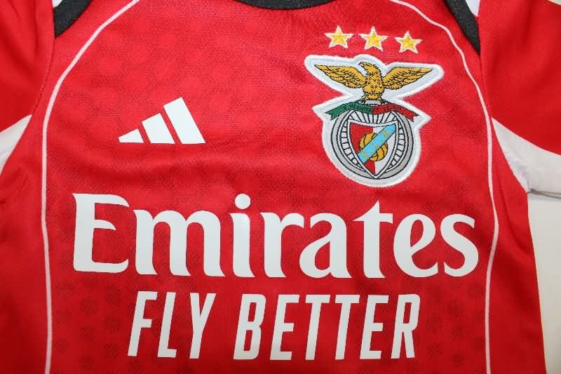 25/26 Benfica Home Baby Soccer Jerseys