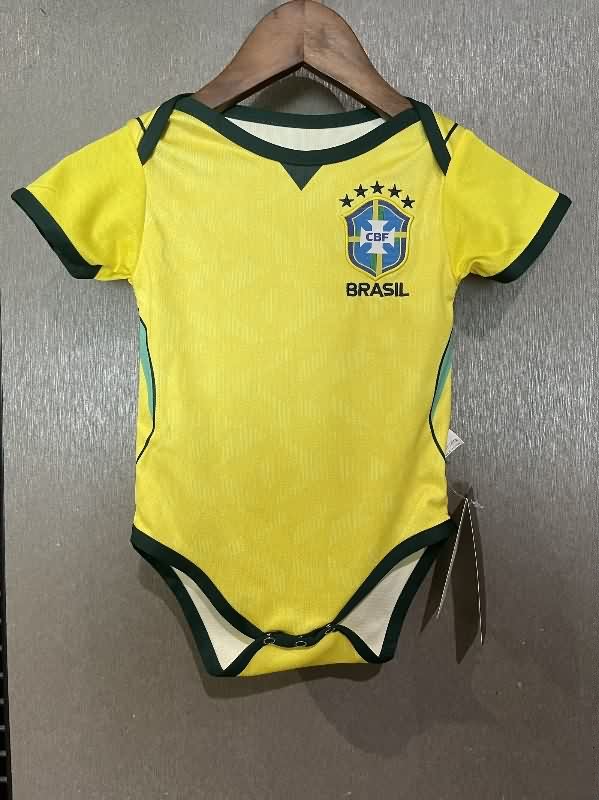 2026 Brazil Home Baby Soccer Jerseys