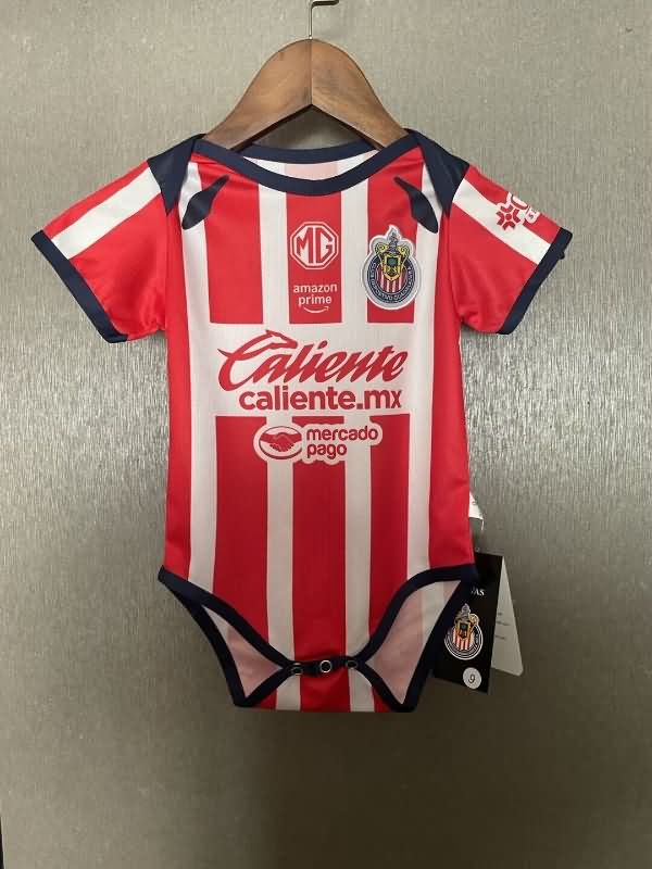 25/26 Guadalajara Home Baby Soccer Jerseys
