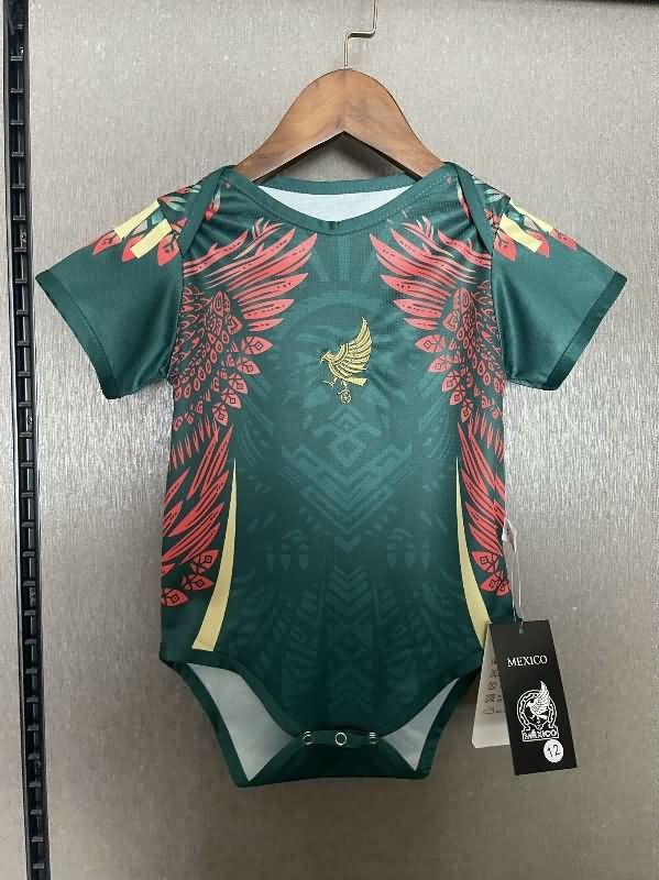 2025 Mexico Green Baby Soccer Jerseys 02