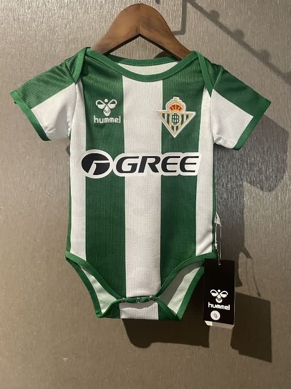 25/26 Real Betis Home Baby Soccer Jerseys