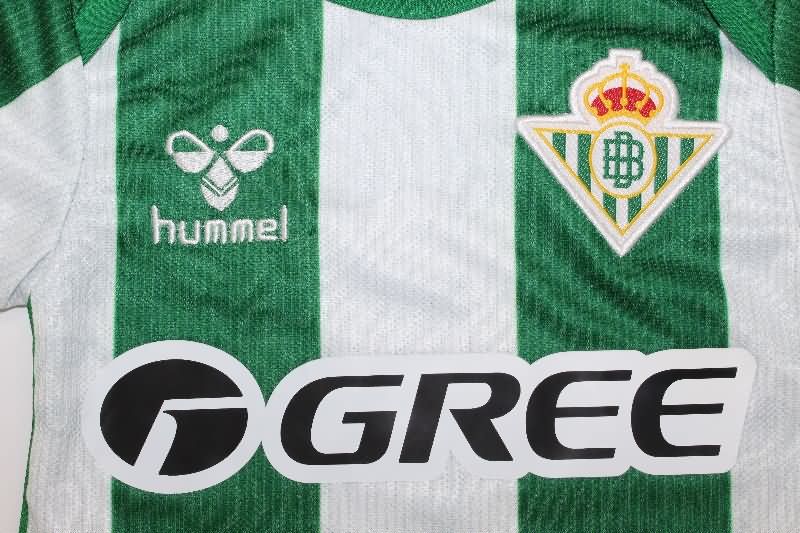 25/26 Real Betis Home Baby Soccer Jerseys