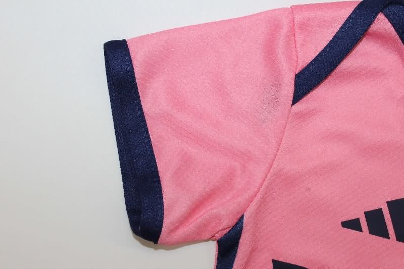 25/26 Real Madrid Pink Baby Soccer Jerseys