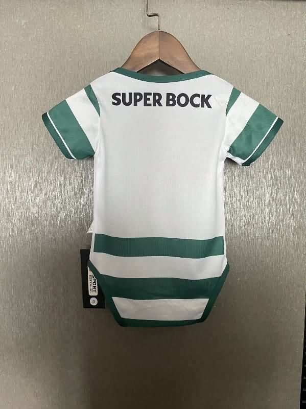 25/26 Sporting Lisbon Home Baby Soccer Jerseys
