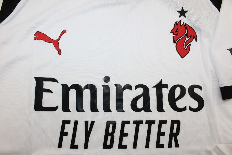 Thailand Quality(AAA) 25/26 AC Milan Away Soccer Jersey