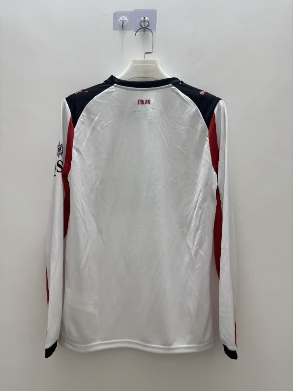 Thailand Quality(AAA) 25/26 AC Milan Away Long Sleeve Soccer Jersey