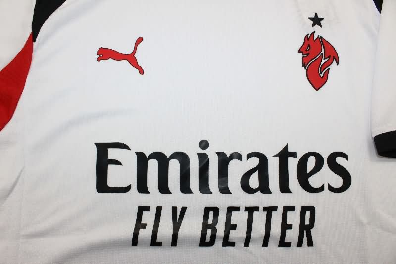 Thailand Quality(AAA) 25/26 AC Milan Away Soccer Jersey (Player)