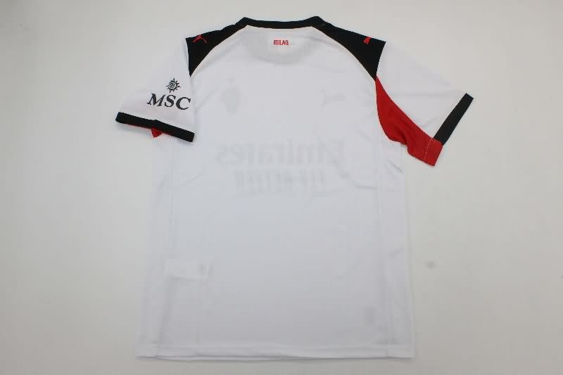 Thailand Quality(AAA) 25/26 AC Milan Away Soccer Jersey (Player)