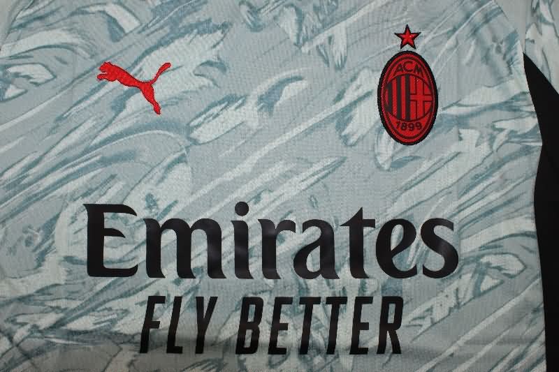 Thailand Quality(AAA) 25/26 AC Milan Goalkeeper Grey Soccer Jersey