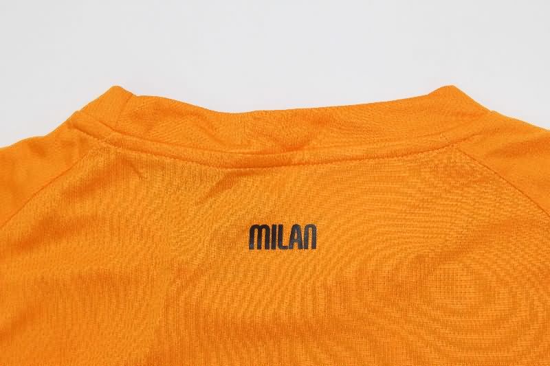 Thailand Quality(AAA) 25/26 AC Milan Goalkeeper Orange Soccer Jersey