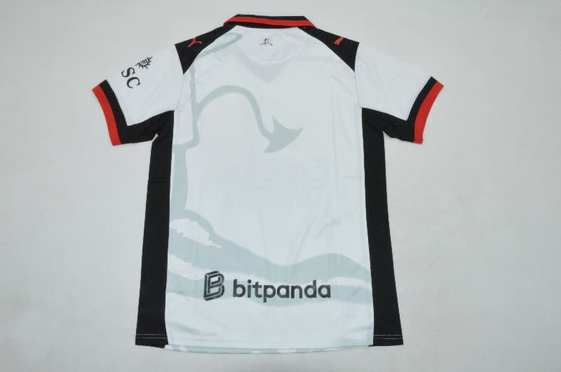 Thailand Quality(AAA) 25/26 AC Milan Goalkeeper White Soccer Jersey