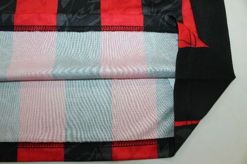 Thailand Quality(AAA) 25/26 AC Milan Home Long Sleeve Soccer Jersey