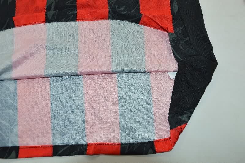 Thailand Quality(AAA) 25/26 AC Milan Home Long Sleeve Soccer Jersey (Player)