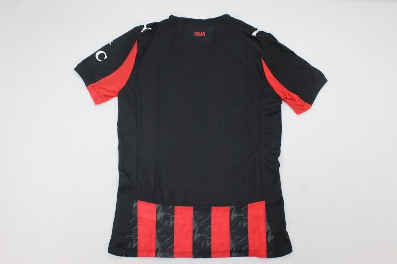 Thailand Quality(AAA) 25/26 AC Milan Home Soccer Jersey (Player)