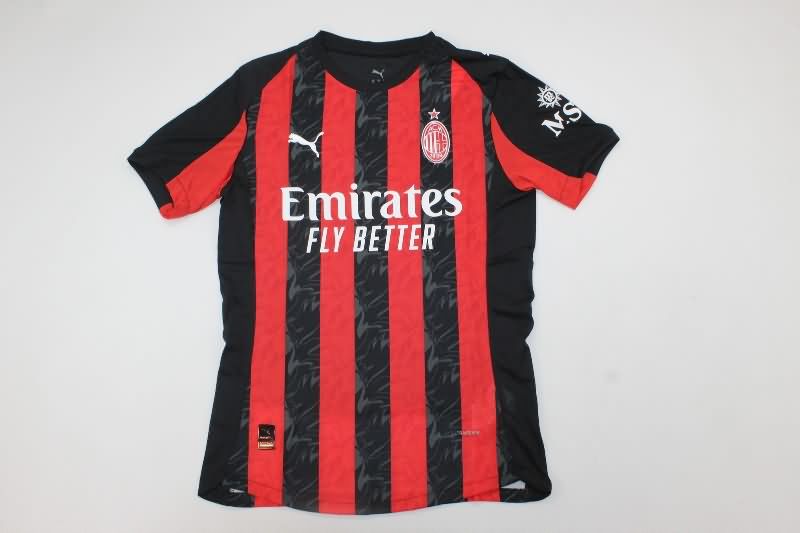 Thailand Quality(AAA) 25/26 AC Milan Home Soccer Jersey (Player) Leaked