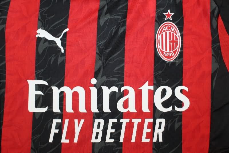 Thailand Quality(AAA) 25/26 AC Milan Home Soccer Jersey (Player) Leaked