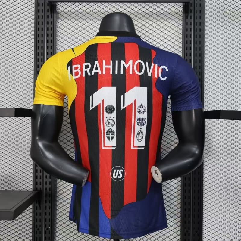 Thailand Quality(AAA) 25/26 AC Milan Special IBRAHIMOVIC Soccer Jersey (Player)