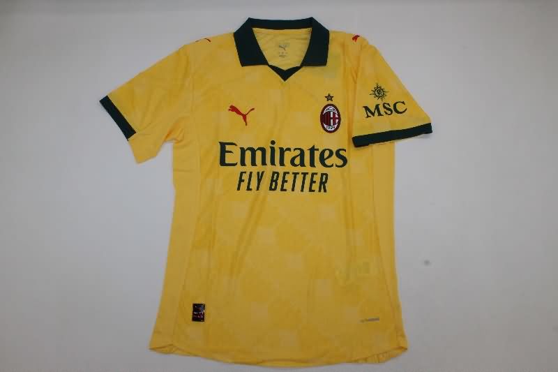 Thailand Quality(AAA) 25/26 AC Milan Third Soccer Jersey (Player)