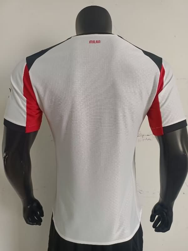 Thailand Quality(AAA) 25/26 AC Milan White Soccer Jersey Leaked