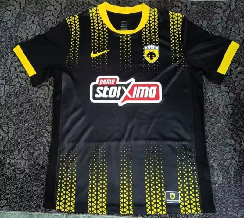 Thailand Quality(AAA) 25/26 AEKAthens Away Soccer Jersey